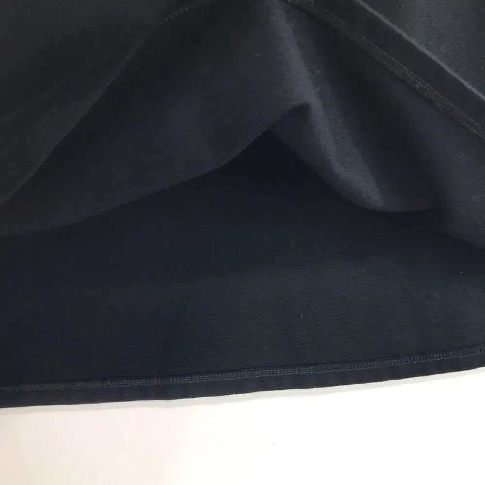Athleta Black Triple Pocket Zipper Athleisure Athletic Casual Sporty Skirt
